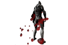 Efímero de cuerpo sangrante