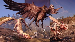 Poe-remastered-conservation.jpg (2.23 MB) Plains of Eidolon conservation animals (Mergoo, Condroc, and Kuaka)