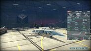 F/A-18C Hornet in the armory