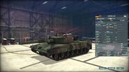 Leopard 2A4 in the armory