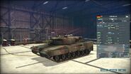 Leopard 2A1 in the armory