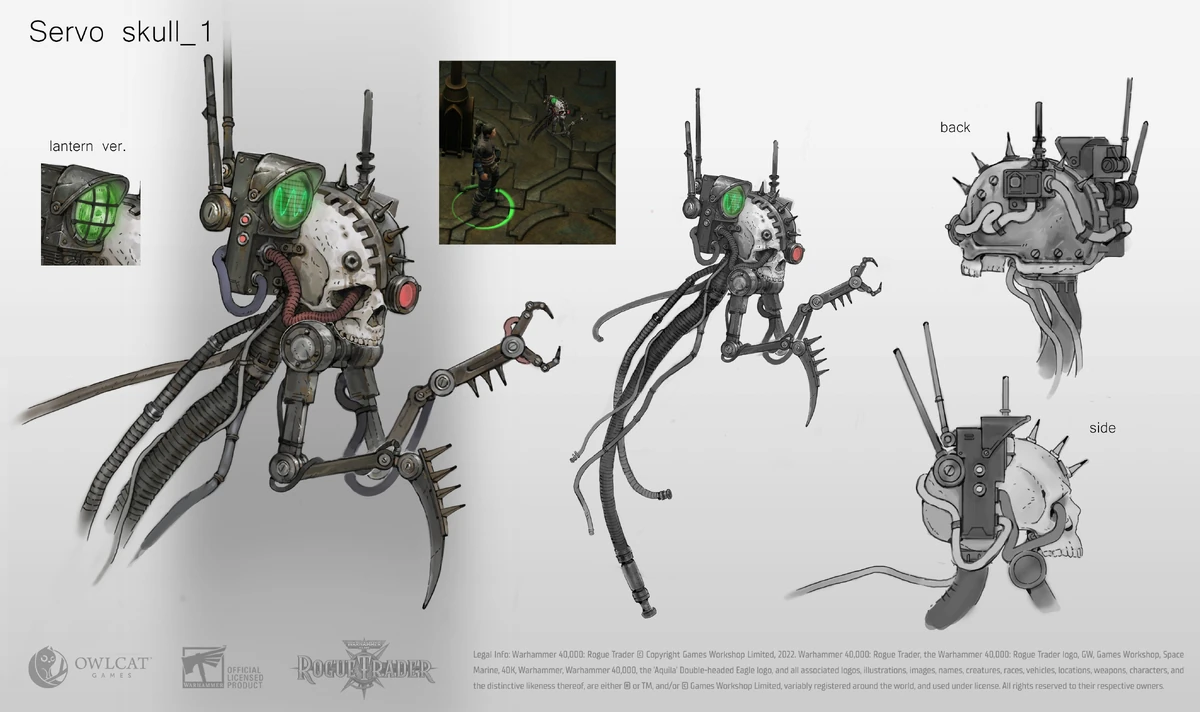 Servoskull Warhammer 40,000 Rogue Trader Wiki Fandom
