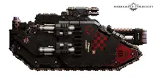 Relic Dark Angels Sabre Strike Tank Blade of Darkness of the 1st Order, assigned to the elite Ravenwing formation.