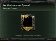 Let the Hammer Speak!