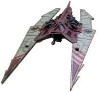 A Chaos Hell Talon Fighter-Bomber, dorsal view