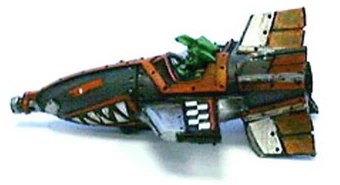 Warhammer 40k rogue trader space ork gretchen armed with a shotgun oop metal