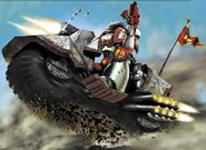 White Scars Scout Marine on Attack Bike.