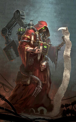 HWYB A member of the Adeptus Mechanicus from Warhammer 40K? (Check the 40k  wiki before commenting warforged immediately) : r/WhatWouldYouBuild