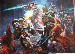 Grey Knights vs Khorne Bloodthirsters