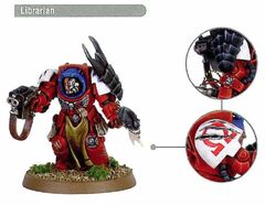 Sons of Orar Tyrannic War Veteran Librarian in Terminator Armour with Psychic Hood