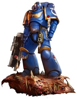 Warhammer 40k - Space Marine Primaris Intercessors d'Assaut includes Toy