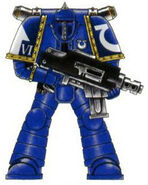 Mark II Crusade Power Armour - Ultramarines Chapter