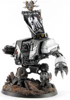 A Venerable Dreadnought of the Raven Guard Chapter