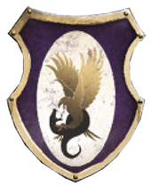 House Devine livery shield of the Cerastus Knight-Lancer Balefire
