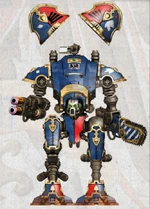 The Armiger Warglaive piloted by Sir Selwyn.