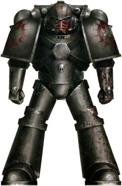 Неизвестный легионер-разрушитель из  [пикт-снимок со штурма Реваш-Прайм].Известно, что Пожиратели Миров держали в своих рядах мощную группировку разрушителей, которых легион предпочитал использовать против чудовищных  и в ходе кампаний по истреблению.Примечание:   подвергся воздействию облучения и термическим повреждениям, скорее всего — от оружия самого разрушителя
