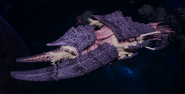 A Tyranid Bio Acid Hive Ship