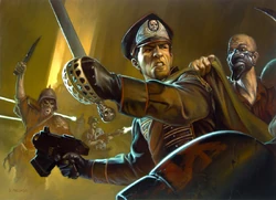 -  leads the attack against the depredations of the .