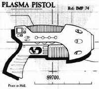 Archaic Plasma Pistol, ancient STC schematic