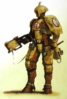 Combat armour.jpg (43 KB) A Tau Fire Warrior wearing full Combat Armour