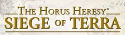 The Horus Heresy: Siege of Terra logo.