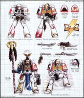 Colour Schemes and wargear of the White Scars.