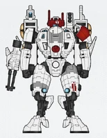 Shas'o Maisos of the Vior'la Sept, wearing an XV86 Coldstar Battlesuit