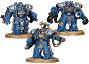 CenturionDevSquad.jpg (181 KB) Devastator Centurions of the Ultramarines Chapter armed with chest-mounted Hurricane Bolters (upper two Astartes)