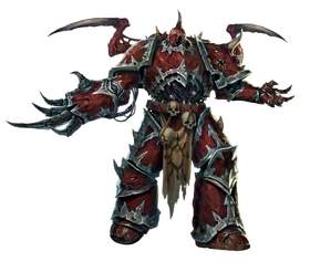 Одержимый демоном космодесантник из легиона Несущих Слово