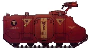 Exorcists Rhino.jpg (118 KB) Exorcists Rhino armoured personnel carrier utilised by the Chapter's Apothecaries.