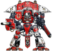 Knight Paladin, The Red Doom, piloted by Sir Ulantor