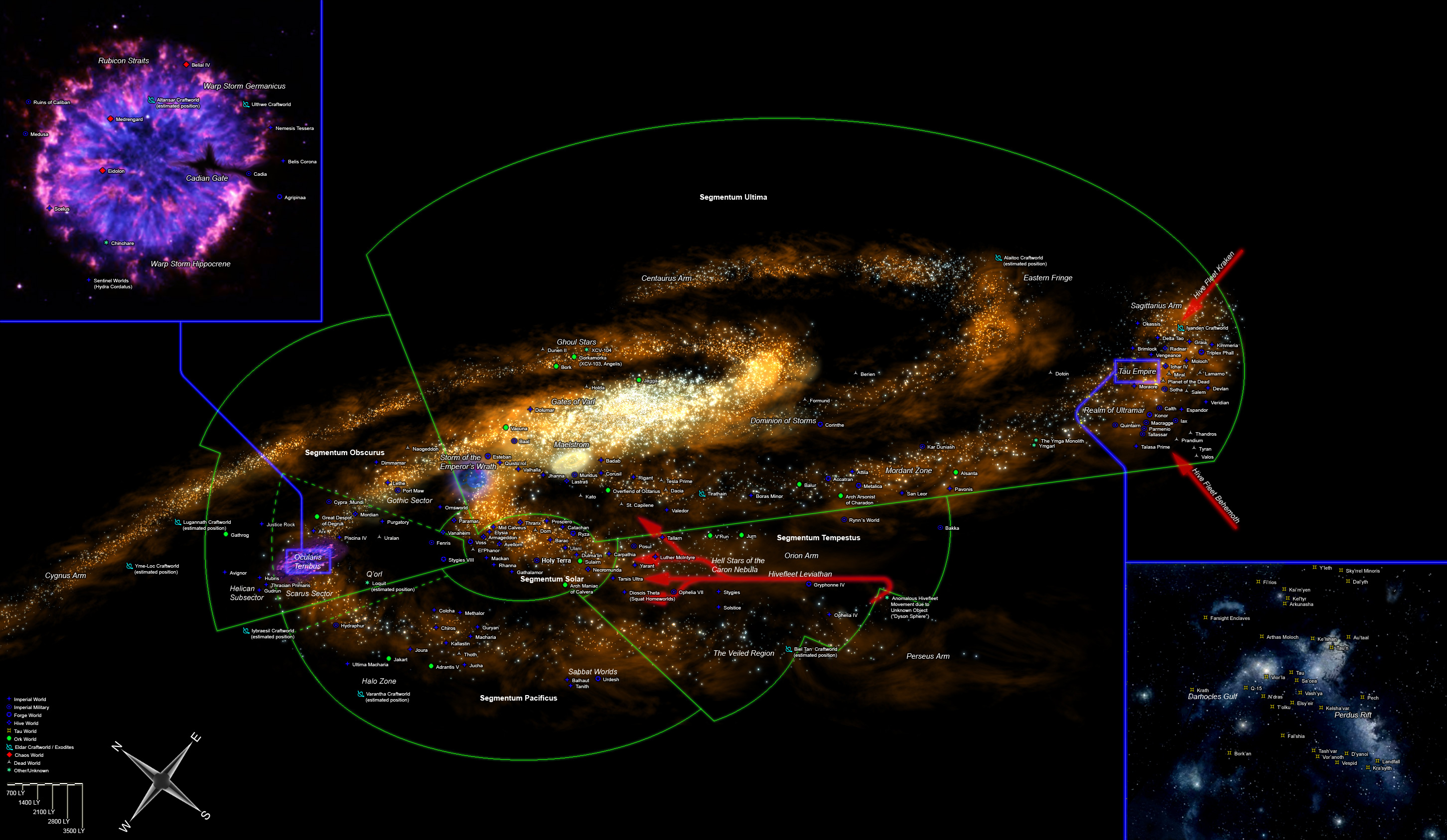 Warhammer 40k Map Of Galaxy Milky Way Galaxy | Warhammer 40K Wiki | Fandom