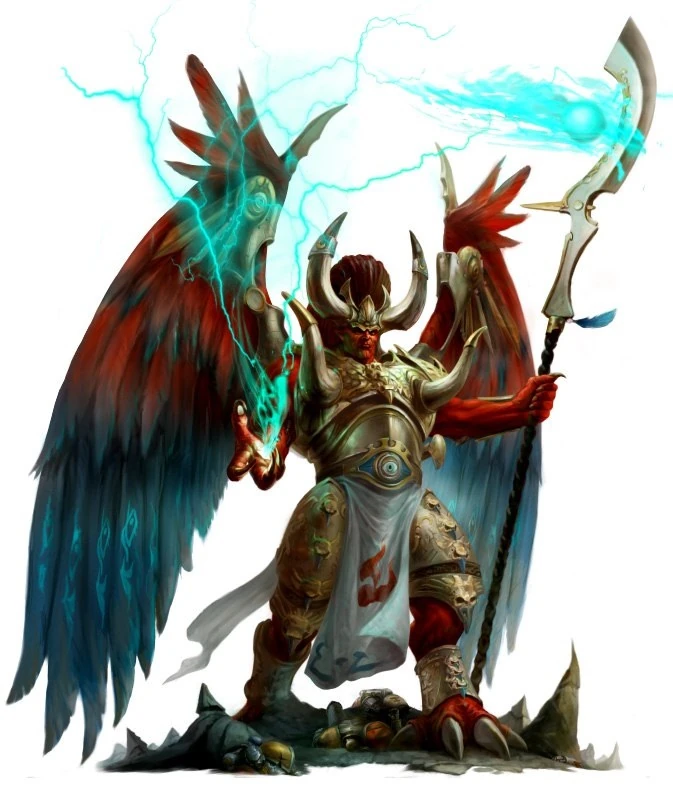 JOYTOY ウォーハンマー40K MAGNUS THE REDフィギュア Amazon.com