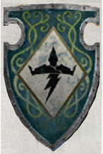 Legio Oberon livery shield with Titan Legion iconography.