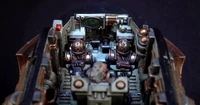 Mars Alpha Pattern Warlord-class Titan crew inside cockpit (Internal View)