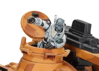 Longstrike wearing his XV02 Pilot Battlesuit and directing friendly forces from atop his Hammerhead