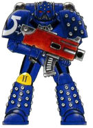 Mark V Heresy Power Armour - Ultramarines Chapter