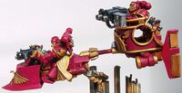 A Jetbike Chariot of the Emperor's Children during the Horus Heresy