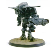 XV9-01Rear.jpg (74 KB) An XV9-01 Hazard Battlesuit armed with Fusion Cascades, rear view