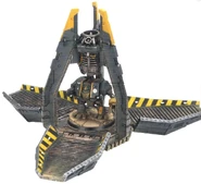 DreadnoughtDropPod003.png (797 KB) A Dreadnought Drop Pod of the Red Scorpions Chapter with all three ramps down; a Mark IV Castraferrum Pattern Dreadnought is inside.