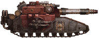 A Word Beaers Legion Falchion, Eightfold Lance, one of a handful of "Titan-killer" super-heavy tanks deployed to Calth.