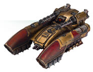 A Legio Custodes Caladius Grav-Tank.