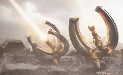  Sentry Pylons firing upon the enemy during the 