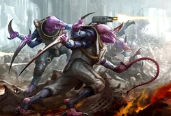 The Hybrid Metamorphs are the most twisted and vicious of  hybrids -- and the closest to their true  masters.