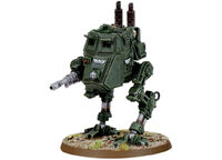 A Cadian Pattern Armoured Sentinel armed with an Autocannon