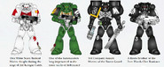 The Space Marine Chapters of the 13th Black Crusade - White Scars, Salamanders, Raven Guard, Iron Hands Clan Raukaan