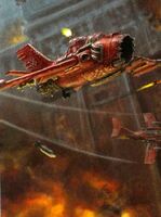 Flyboyz in their Fighta Bommas dive bomb an Imperial target during a planetary assault