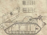 Schematic of a Lucius Pattern Praetor Armoured Assault Launcher