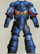 Mark X Tacticus Power Armour - Ultramarines Chapter