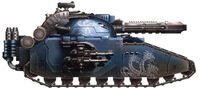 Pre-Heresy Alpha Legion Glaive super-heavy special weapons tank.